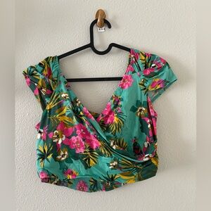 Express X Rocky Barnes as small crop top